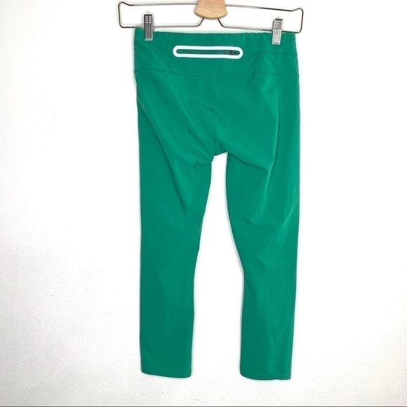 Athleta Dobby Sonar lightweight Capri green - Picture 5 of 9